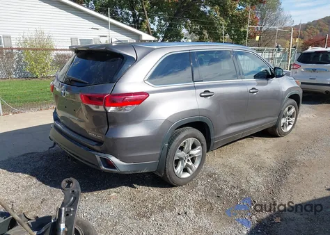 2017 Toyota Highlander Limited из США, поврежденный, VIN 5TDDZRFH5HS398422